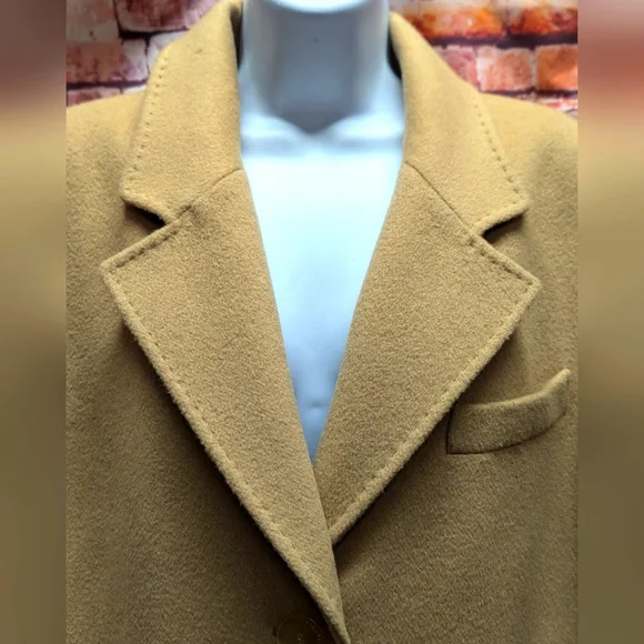 Vintage Fleurette Camel Hair Coat